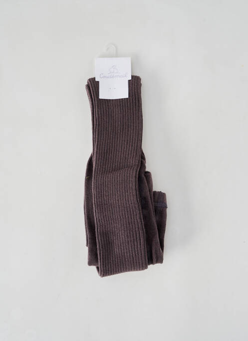 Collants gris COUDEMAIL pour fille