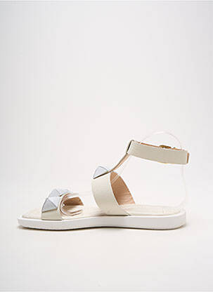 Sandales/nu pieds fermeture boucle(s) talon plat jusqu'à 3cm blanc JANET & JANET femme