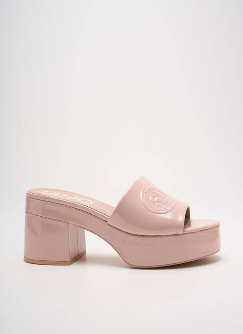 Mules/Sabots rose LIU JO pour femme