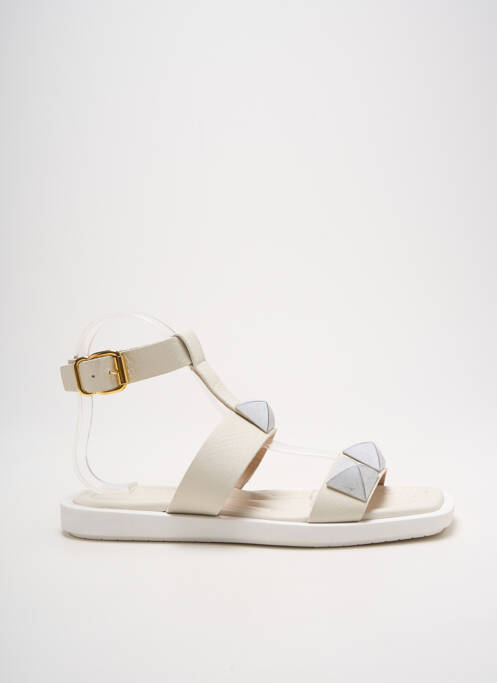Sandales/Nu pieds blanc JANET & JANET pour femme