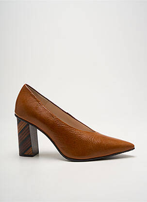 Escarpins talon bottier talon de 7 à 9cm marron LODI femme