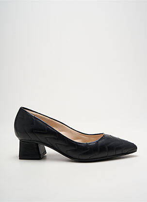 Escarpins tissage satiné talon de 4 à 6cm noir LODI femme