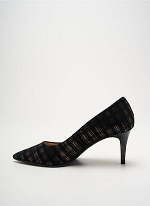 Escarpins nubuck talon de 7 à 9cm noir JB MARTIN femme