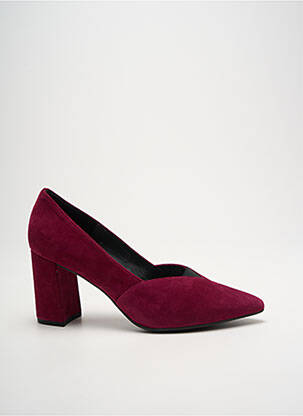 Escarpins nubuck talon de 7 à 9cm violet PETER KAISER femme