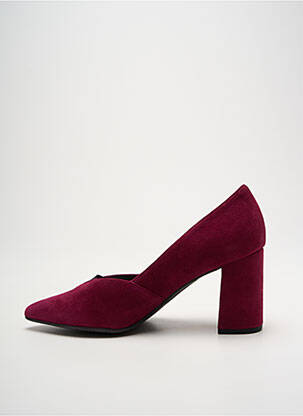 Escarpins nubuck talon de 7 à 9cm violet PETER KAISER femme