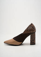Escarpins marron LODI pour femme seconde vue