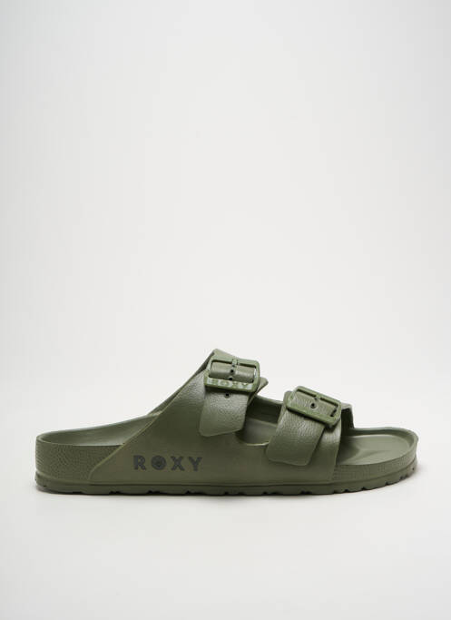 Mules/Sabots vert ROXY pour femme