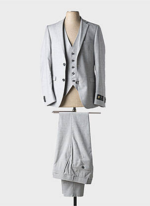 Costume de cérémonie coupe costume gris LANIFICIO homme