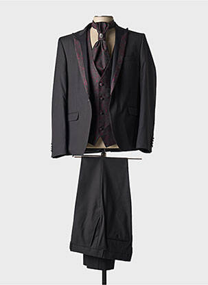 Costume de cérémonie coupe costume noir EMPIRE DU MARIÉ homme