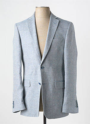Blazer tissage chiné bleu BOTTOLI homme