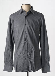 Chemise manches longues poches gris BRIGHTON homme