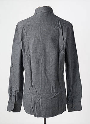 Chemise manches longues poches gris BRIGHTON homme
