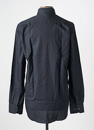 Chemise manches longues coupe droite noir DANIEL HECHTER homme