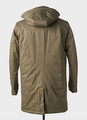 Doudoune manches longues a capuche vert BRIGHTON homme