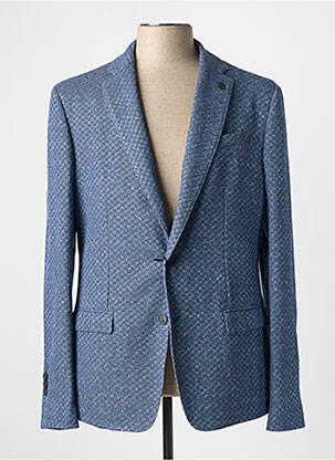 Blazer tissage chiné bleu UNGARO homme