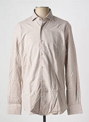 Chemise manches longues beige BRIGHTON pour homme seconde vue