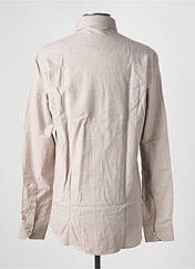 Chemise manches longues beige BRIGHTON pour homme seconde vue