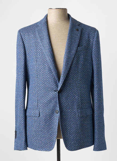 Blazer tissage chiné bleu UNGARO homme