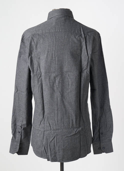 Chemise manches longues gris BRIGHTON pour homme