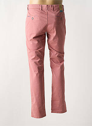 Pantalon chino stretch taille normale rose LCDN homme