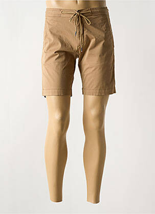 Bermuda taille élastique taille normale beige HECHTER STUDIO homme