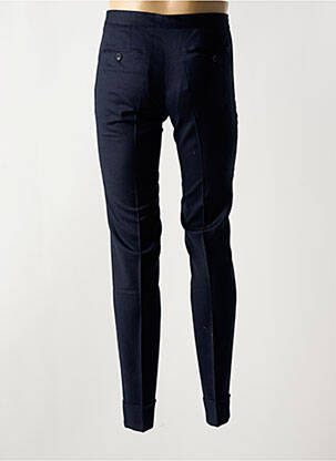 Pantalon slim tissage popeline taille normale bleu REDA homme