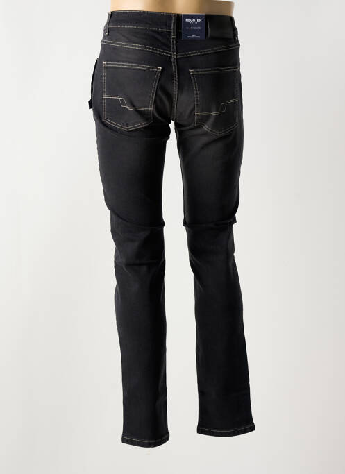 Jeans coupe slim noir HECHTER STUDIO pour homme
