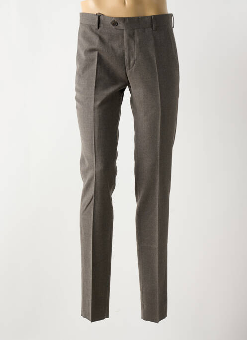 Pantalon slim gris LANIFICIO pour homme
