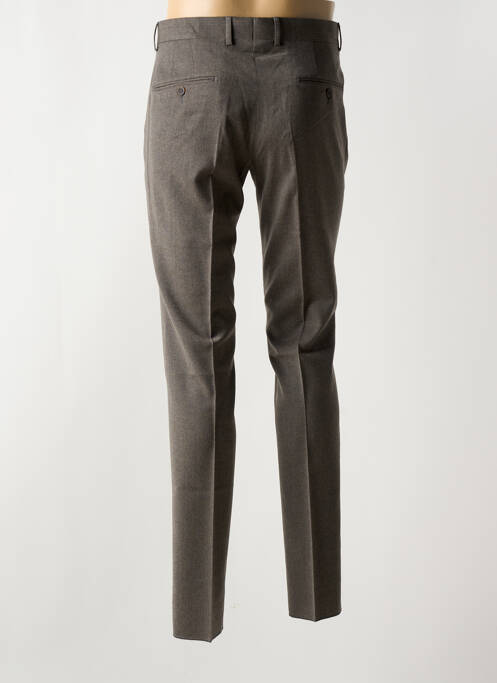 Pantalon slim gris LANIFICIO pour homme