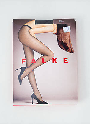 Collants stretch bleu FALKE femme