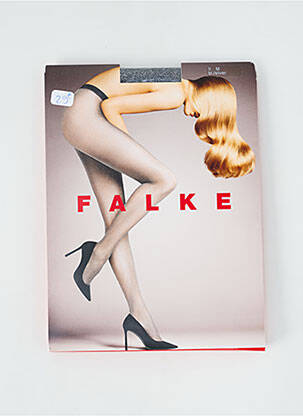 Collants stretch argent FALKE femme