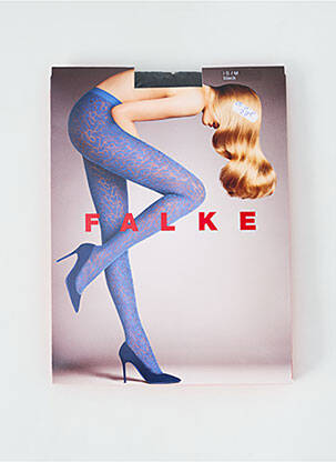 Collants imprimé fantaisie noir FALKE femme
