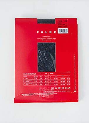 Collants imprimé fantaisie noir FALKE femme