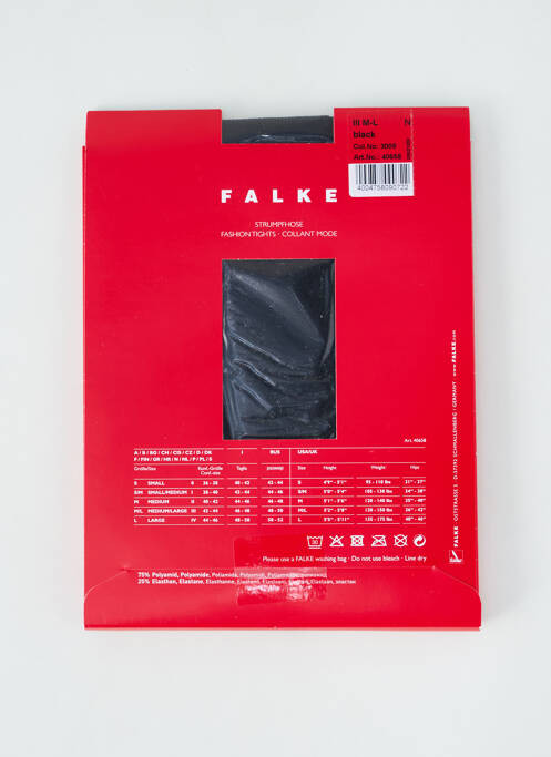 Collants stretch noir FALKE femme