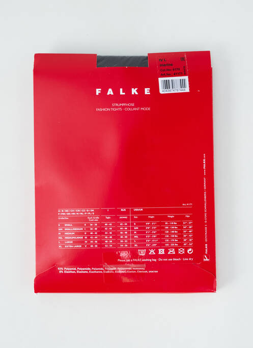 Collants bleu FALKE pour femme