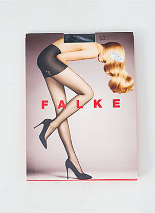 Collants imprimé fantaisie noir FALKE femme