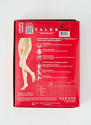 Collants tissage voile noir FALKE femme