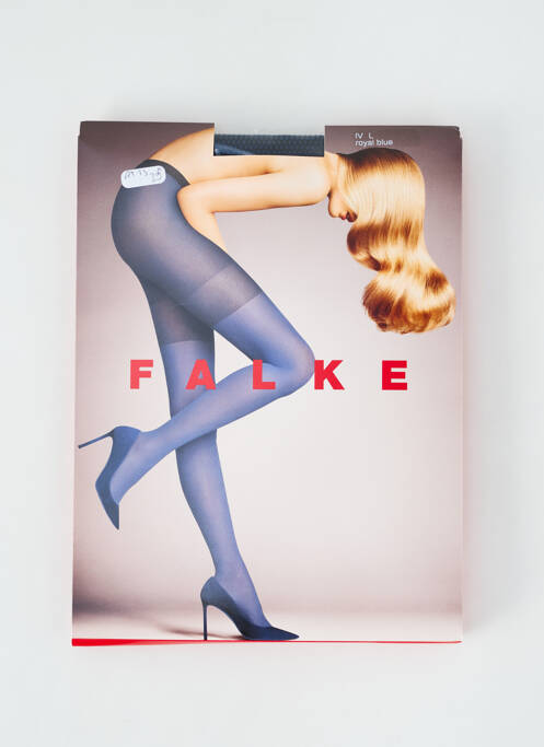 Collants bleu FALKE pour femme