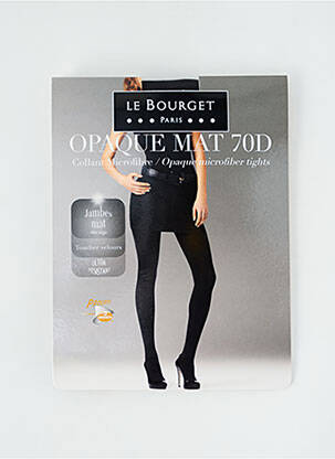 Collants stretch gris LE BOURGET femme