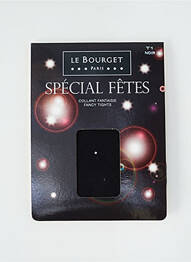 Collants stretch noir LE BOURGET femme