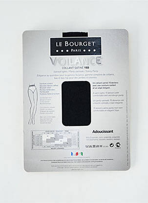 Collants bas/collant noir LE BOURGET femme