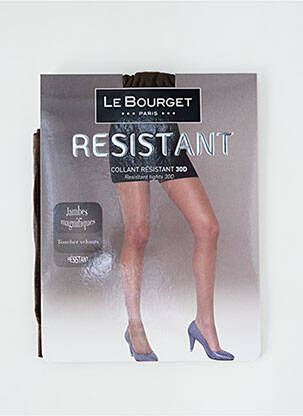 Collants elastique à la taille marron LE BOURGET femme