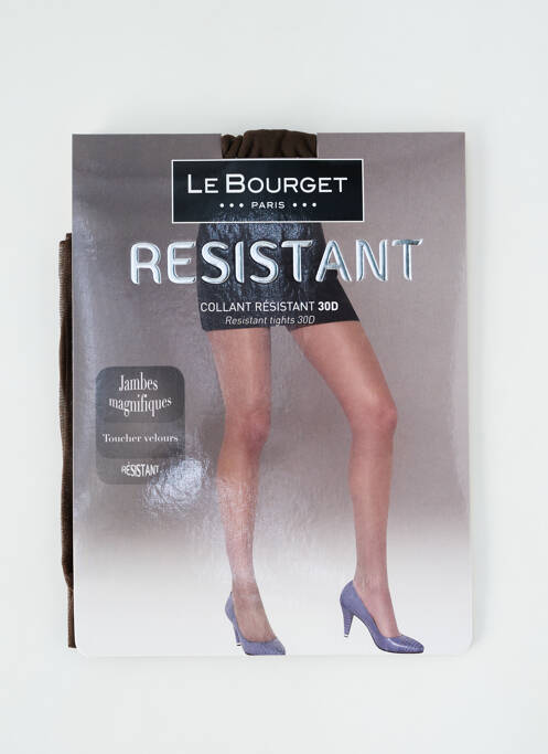 Collants marron LE BOURGET pour femme