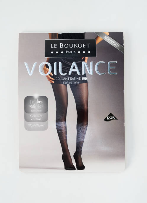 Collants noir LE BOURGET pour femme