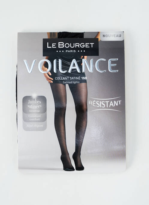 Collants bas/collant noir LE BOURGET femme