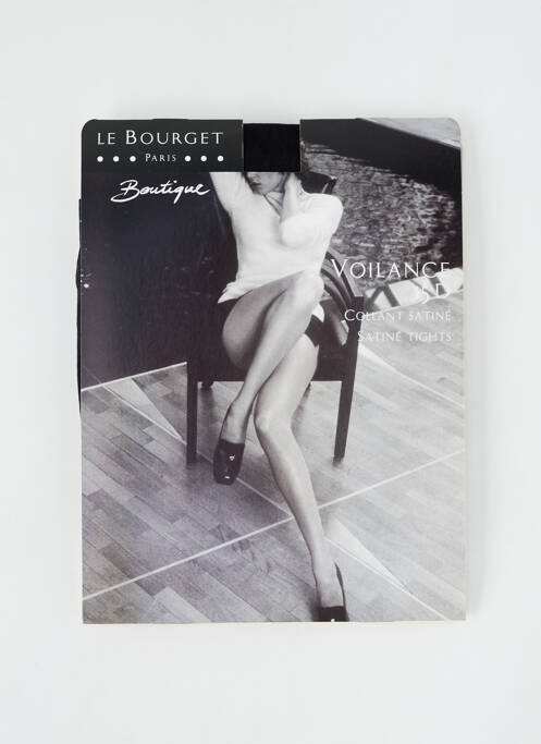 Collants noir LE BOURGET pour femme