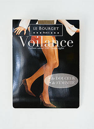 Collants légère et transparente marron LE BOURGET femme