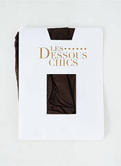 Collants marron LE BOURGET pour femme seconde vue