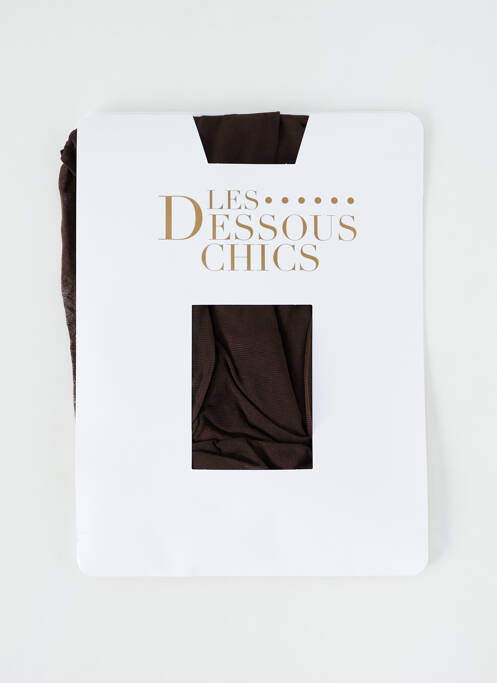 Collants marron LE BOURGET pour femme