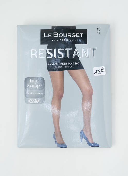 Collants noir LE BOURGET pour femme